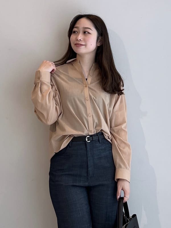 Saekoさんの「COUP DE CHANCE｜【手洗い可】シアーローンシャツ」を使ったコーディネート