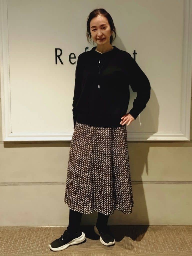 Kさんの「Reflect｜【着映え◎】衿つきニットトップス」を使ったコーディネート