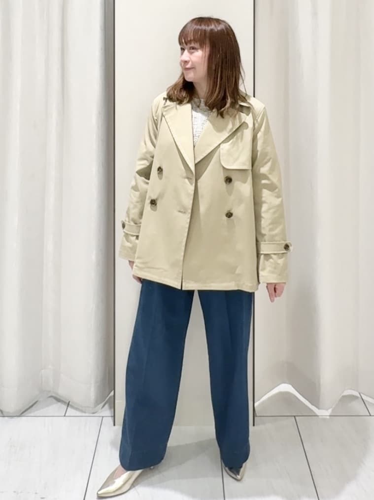 ʏᴜᴋɪᴋᴏさんの「UNTITLED｜◆【セットアップ可/ワイド】ライトウェイトデニムパンツ」を使ったコーディネート