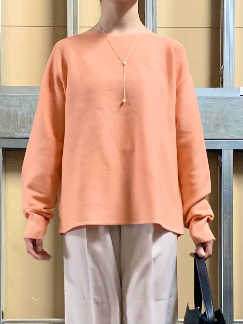 sahoさんの「THE SHOP TK｜【S-XLサイズ/選べる6色】どこから見ても美しい ガーターニット/洗濯機OK」を使ったコーディネート