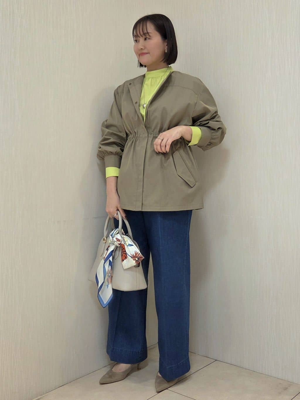 naokoさんの「UNTITLED｜◆【はっ水】ライトコットンミリタリーコート」を使ったコーディネート
