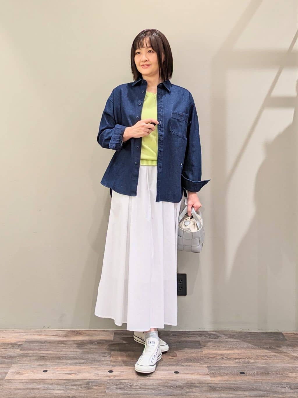 ricoさんの「Dessin｜【ユニセックス/洗える】10OZデニムシャツ」を使ったコーディネート