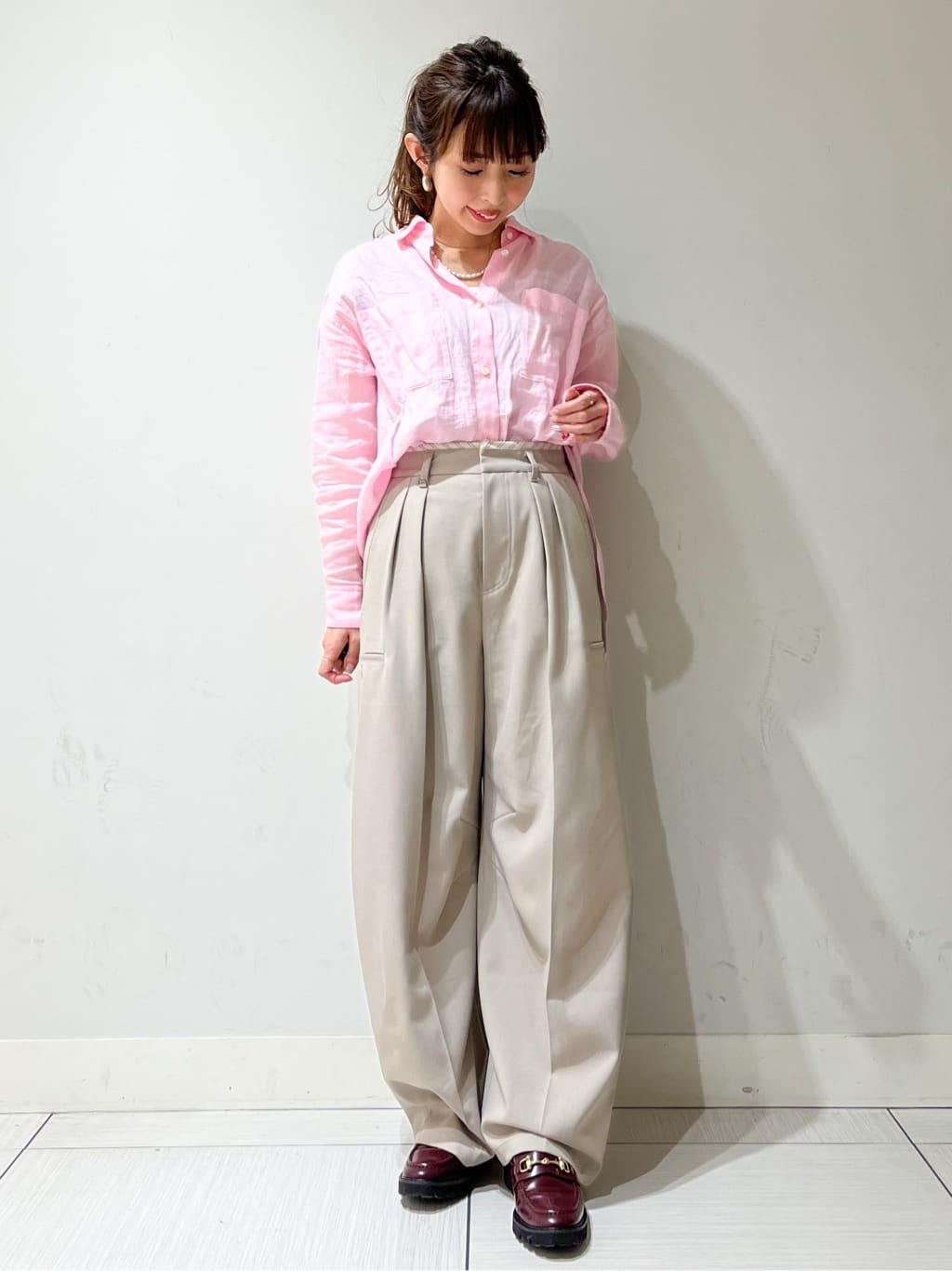 じゅんさんの「DRESSTERIOR｜【ウォッシャブル】コンパクトコットンミリタリーブルゾン」を使ったコーディネート