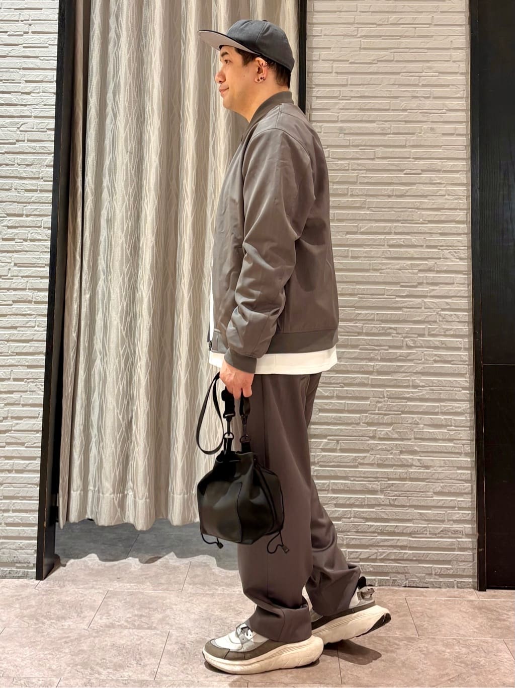 Pーyamaさんの「THE SHOP TK｜FLEX LINE ストレッチリブブルゾン　ストレッチ/防シワ/マシンウォッシャブル/セットアップ可」を使ったコーディネート