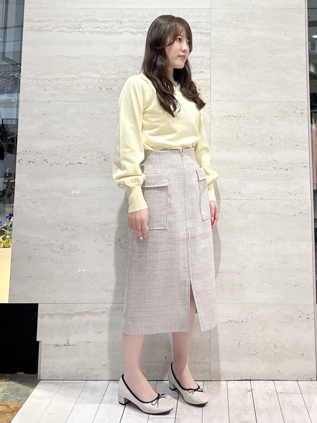 かほさんの「OPAQUE.CLIP｜【2WAY】スカーフ付きミドルバッグ」を使ったコーディネート