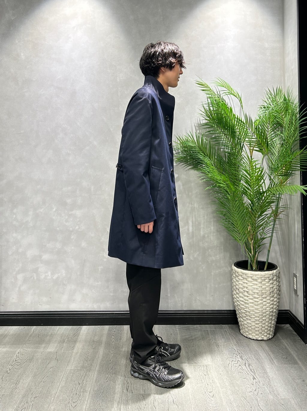 ruiさんの「TAKEO KIKUCHI｜撥水ツイル スタンドカラー コート」を使ったコーディネート