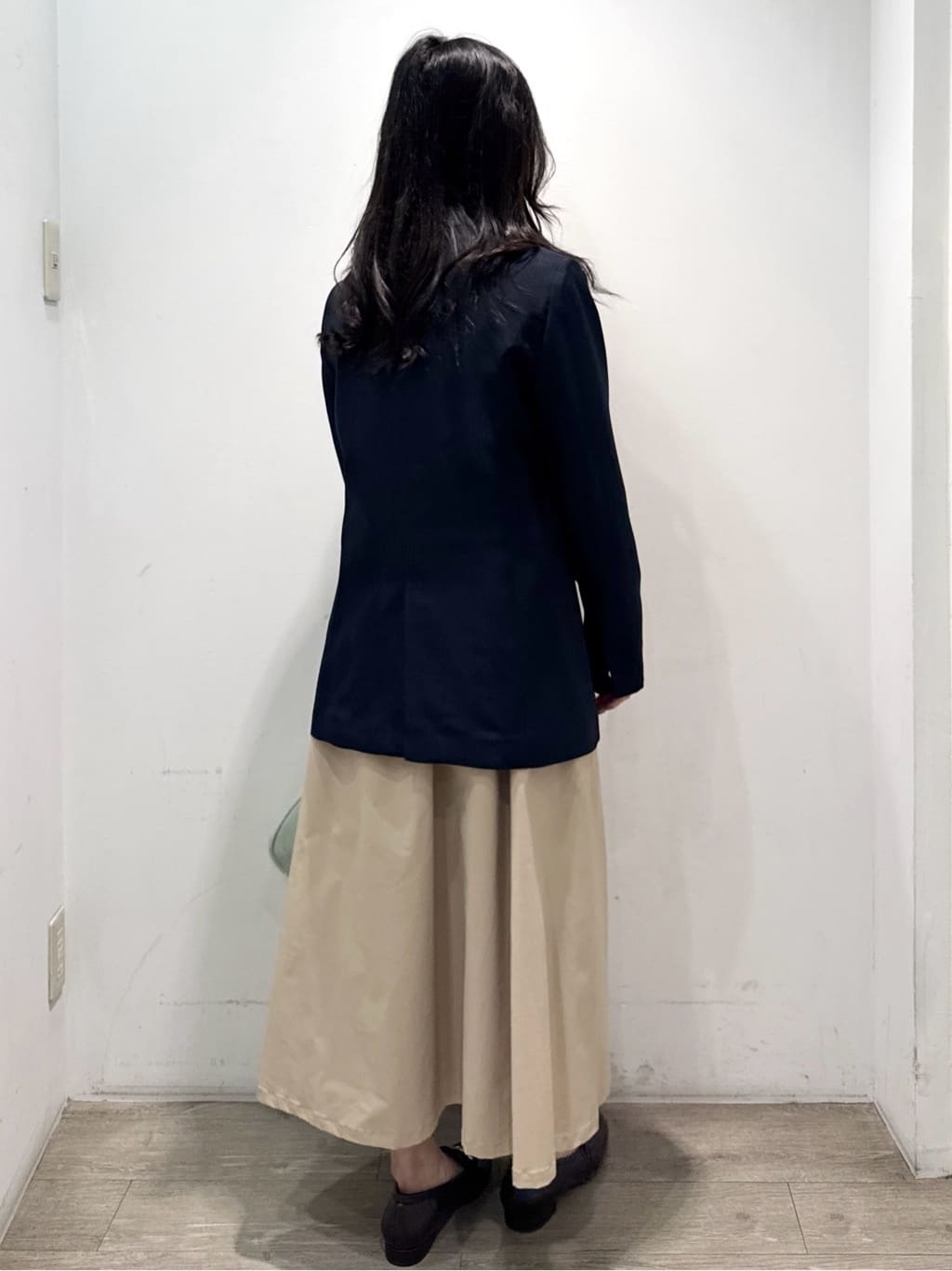 yuicciさんの「OPAQUE.CLIP｜襟フリルドッキングニット【洗濯機OK】」を使ったコーディネート