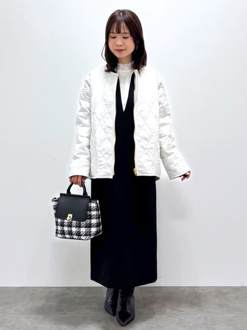 kozuさんの「index｜キーネックジャンスカ【洗濯機OK／防シワ／イージーアイロン】」を使ったコーディネート