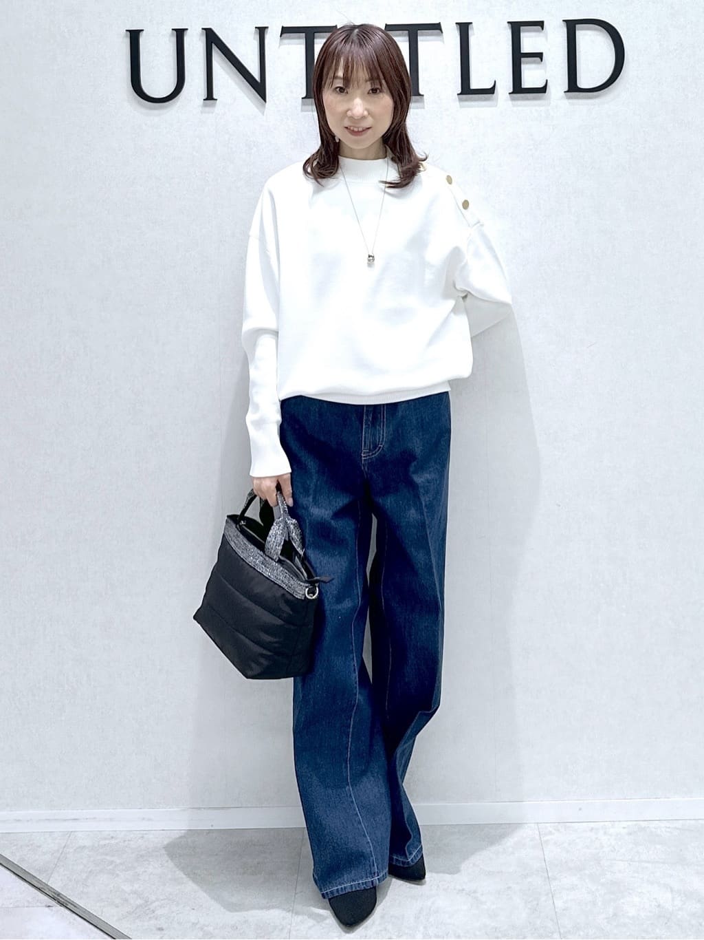 Miwaさんの「UNTITLED｜【洗える】ミラノリブニット」を使ったコーディネート