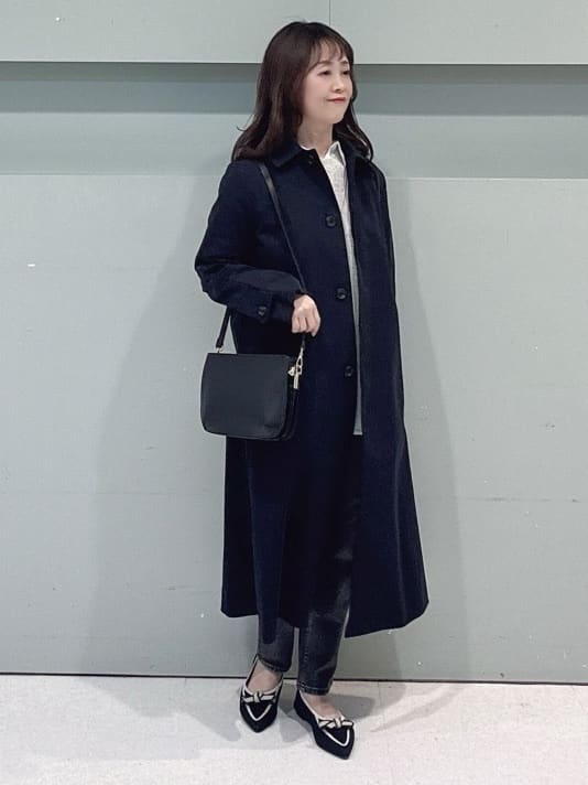makiさんの「UNTITLED｜◆【洗える/光沢感】ファンシーヤーンニット」を使ったコーディネート