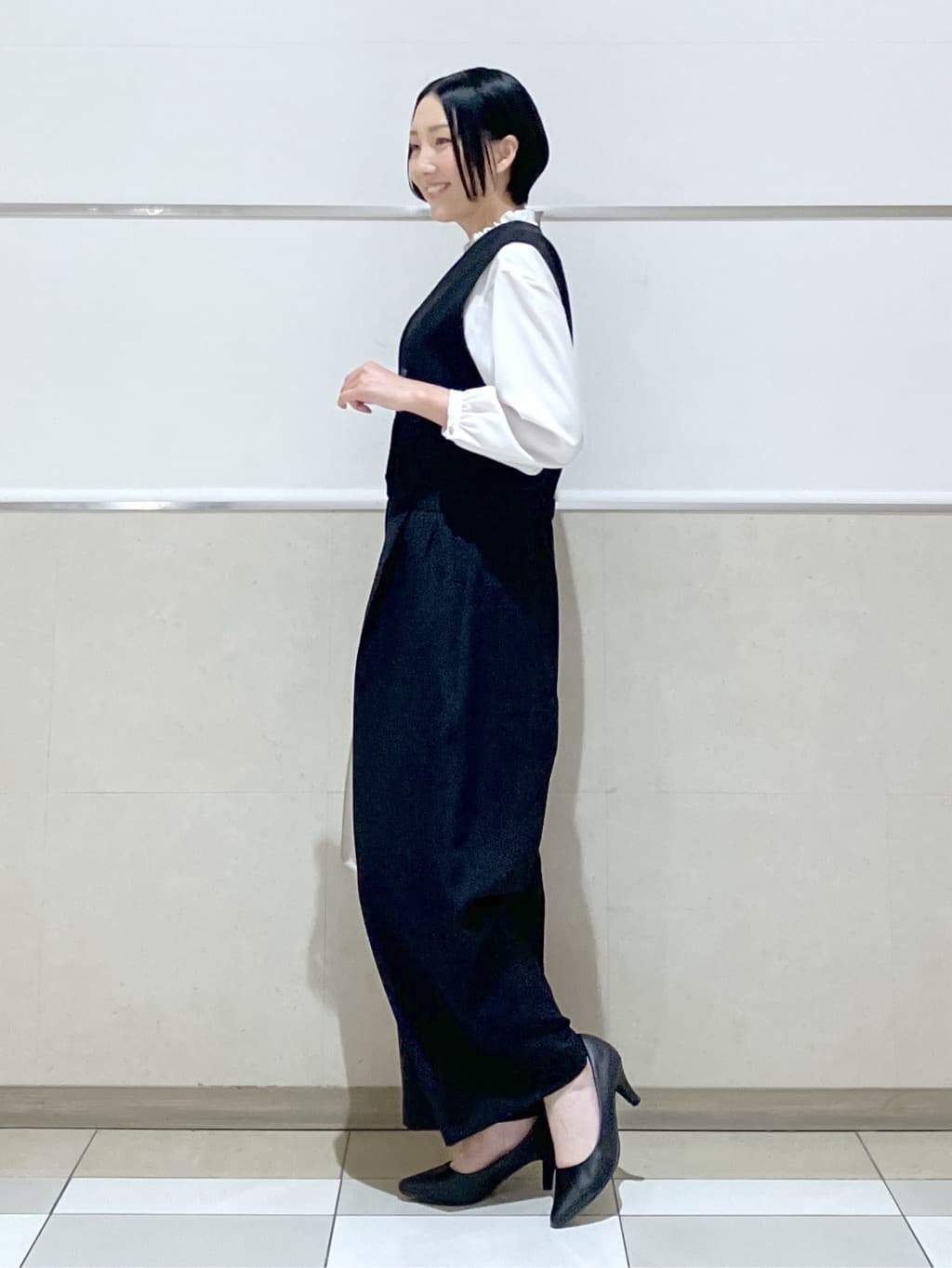 eriko さんの「Dessin｜【花粉ガード/撥水加工/洗える】ステンカラースプリングコート」を使ったコーディネート