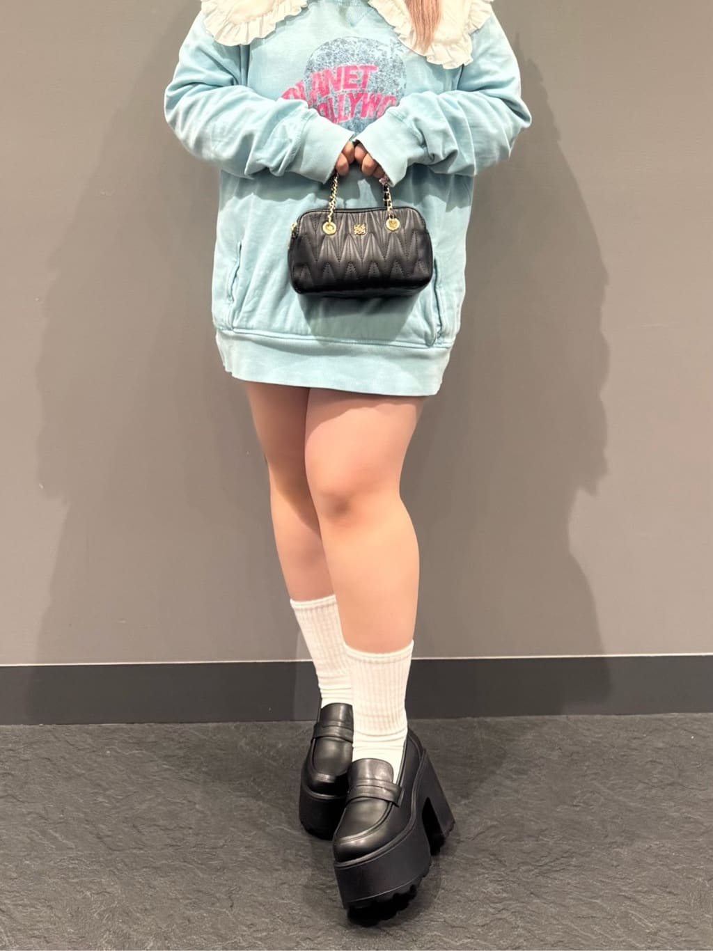 sayakaさんの「ESPERANZA｜厚底ローファーパンプス」を使ったコーディネート