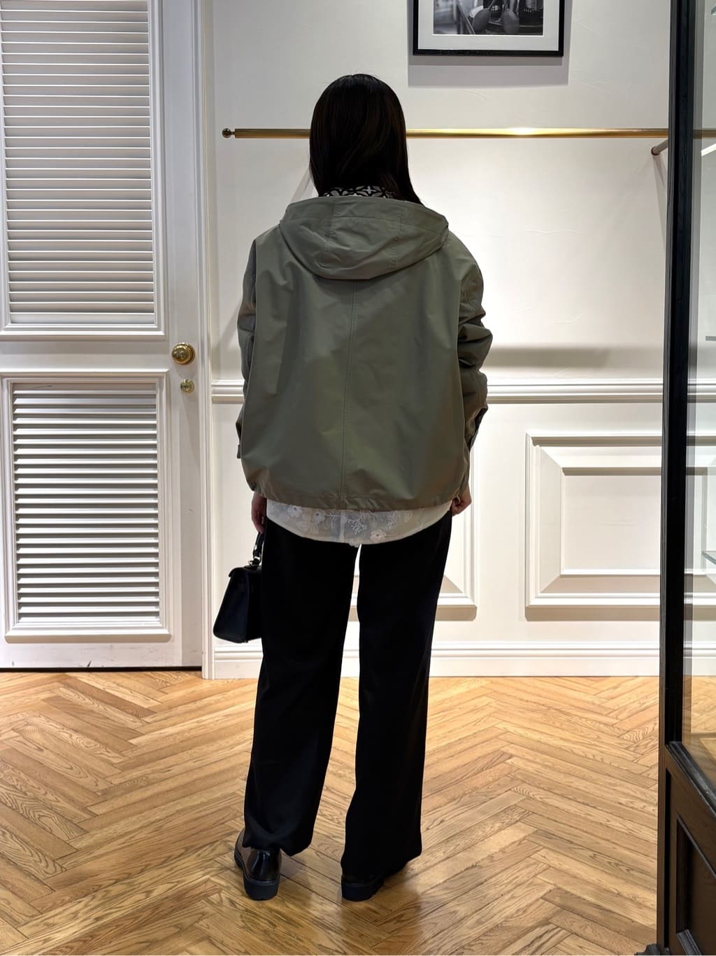 cocoさんの「DRESSTERIOR｜【接触冷感/ウォッシャブル】センタープレスジョーゼットパンツ」を使ったコーディネート