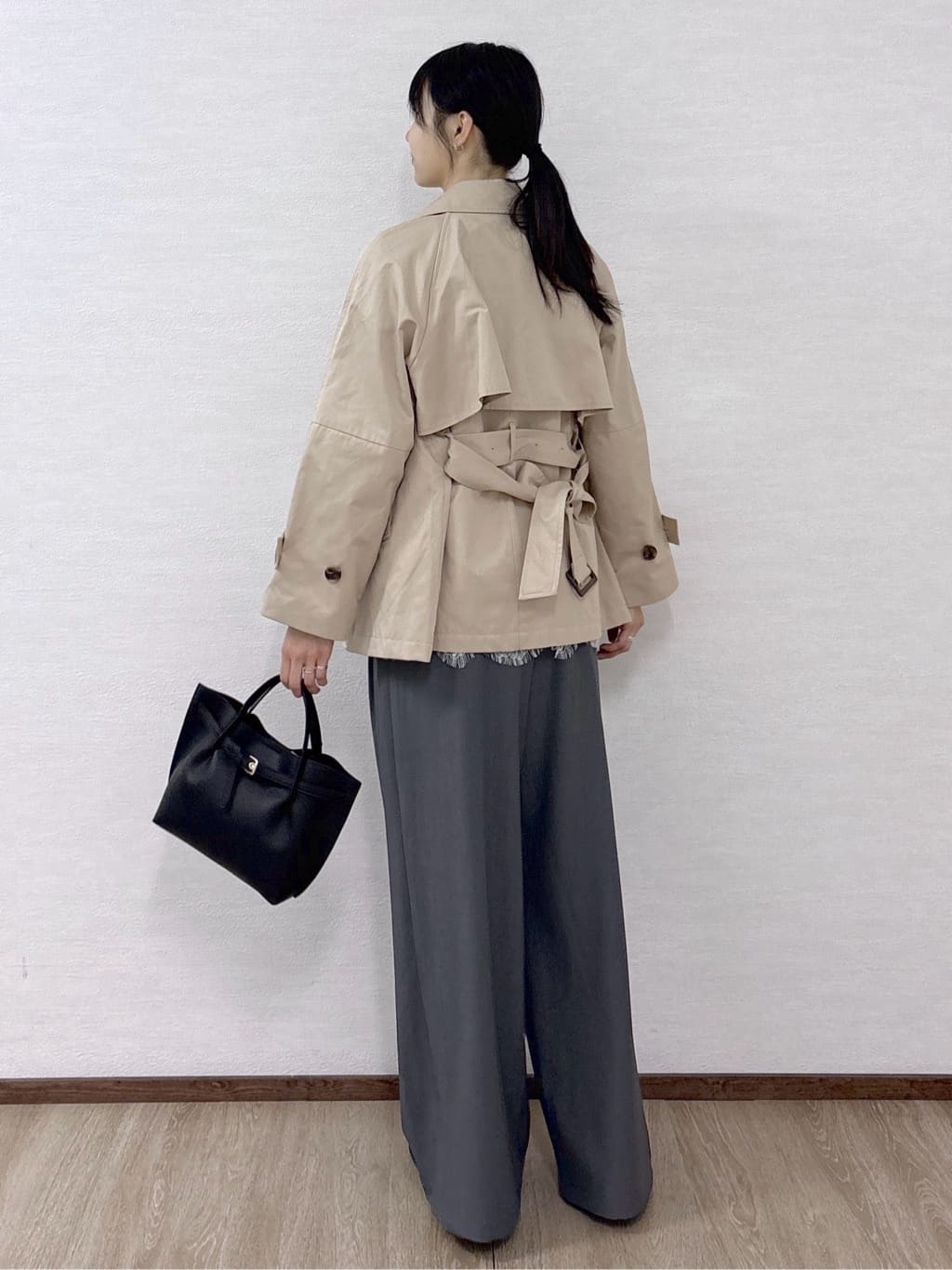 sachikoさんの「OPAQUE.CLIP｜ミドルトレンチコート【洗濯機OK】」を使ったコーディネート