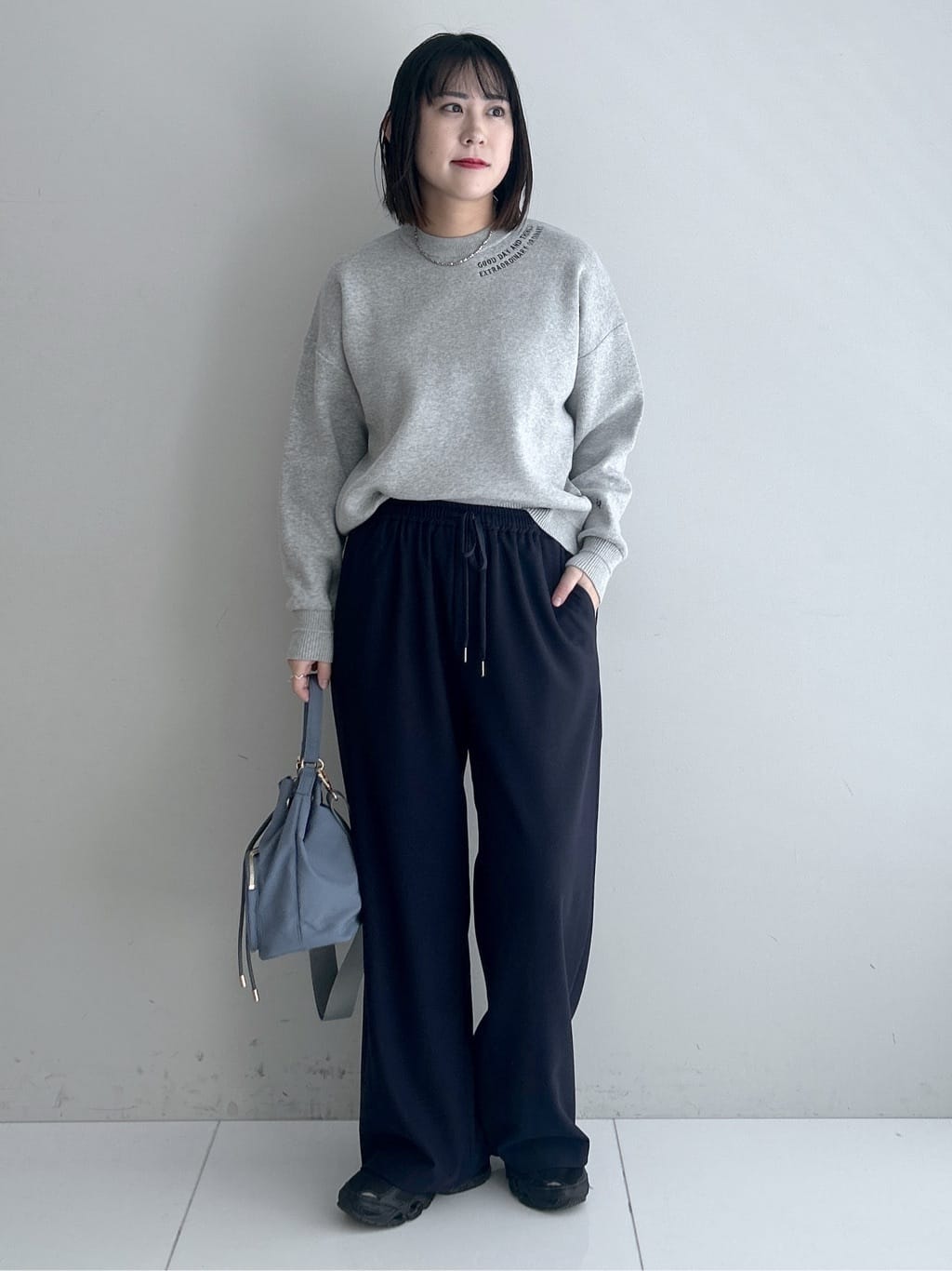 Hirokaさんの「Dessin｜【洗える】ストレッチツイルワイドパンツ」を使ったコーディネート