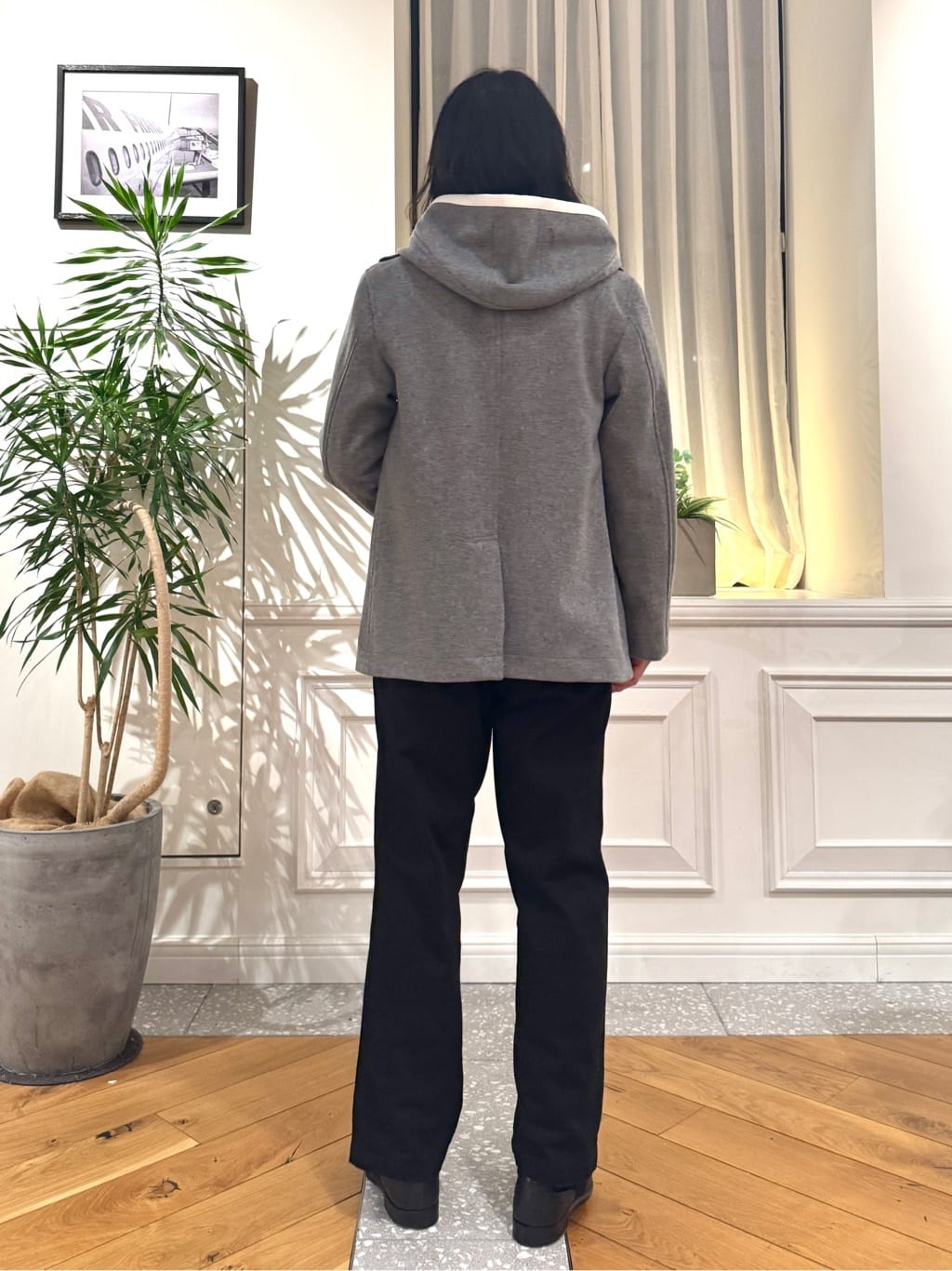 kawarataniさんの「DRESSTERIOR｜◆グレー メルトンダッフルジャケット」を使ったコーディネート