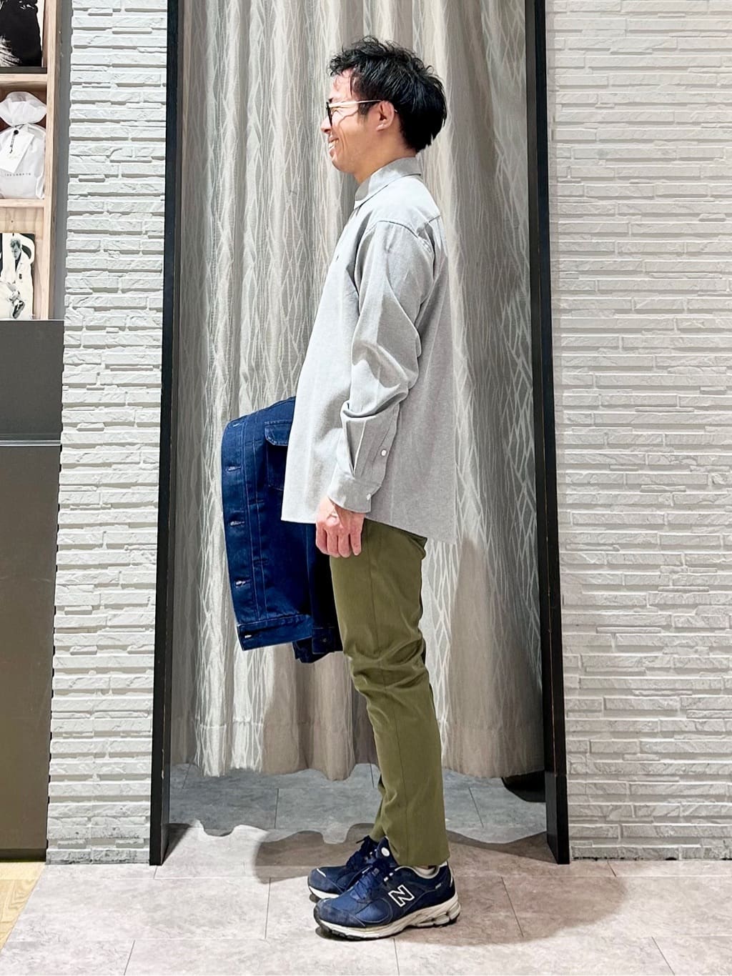 KENJI Iさんの「THE SHOP TK｜【大人にも取り入れやすい】デニムジャケット セットアップ可/洗濯機OK」を使ったコーディネート