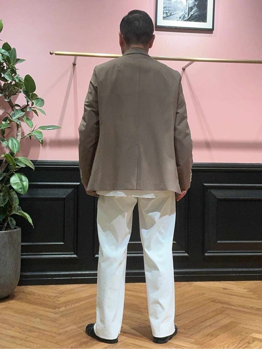 torigoeさんの「DRESSTERIOR｜200双糸 バンドカラーシャツ」を使ったコーディネート