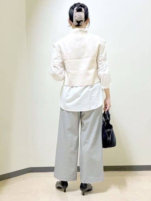  beni_gingerさんの「Reflect｜【裏起毛／ゆったりシルエット】ストレートワイドパンツ」を使ったコーディネート