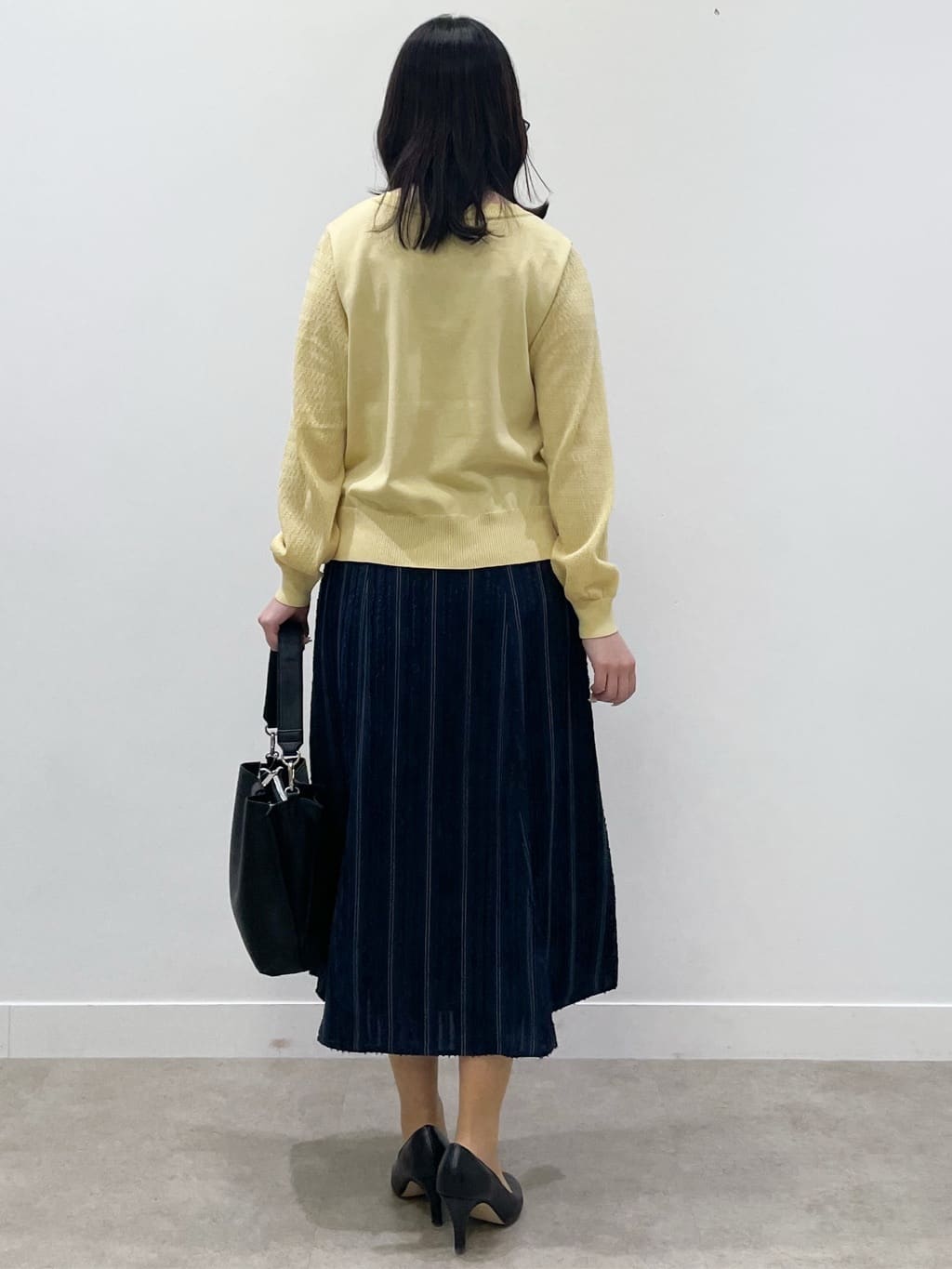 yukariさんの「Reflect｜透かしスリーブデザインハイゲージニット」を使ったコーディネート