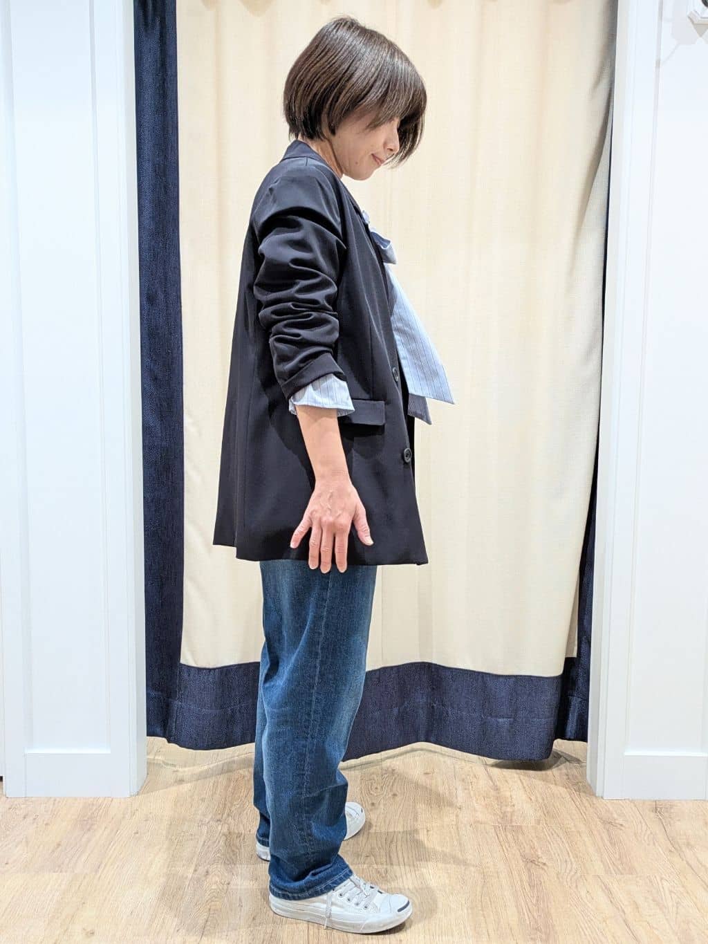 Moriokaさんの「Dessin｜【入卒/セレモニー/お仕事/セットアップ可能】ダブルジャケット」を使ったコーディネート