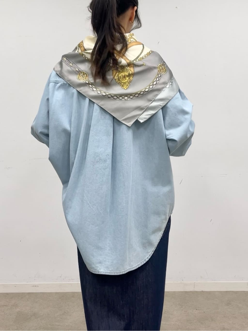 cotaniさんの「SHOO･LA･RUE｜【SHOO・LA・RUE DENIM】シンプルだから使いやすい Aラインスカート」を使ったコーディネート