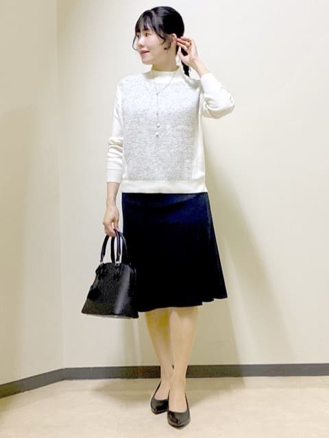  beni_gingerさんの「Reflect｜アーガイル柄ハイネックニット」を使ったコーディネート