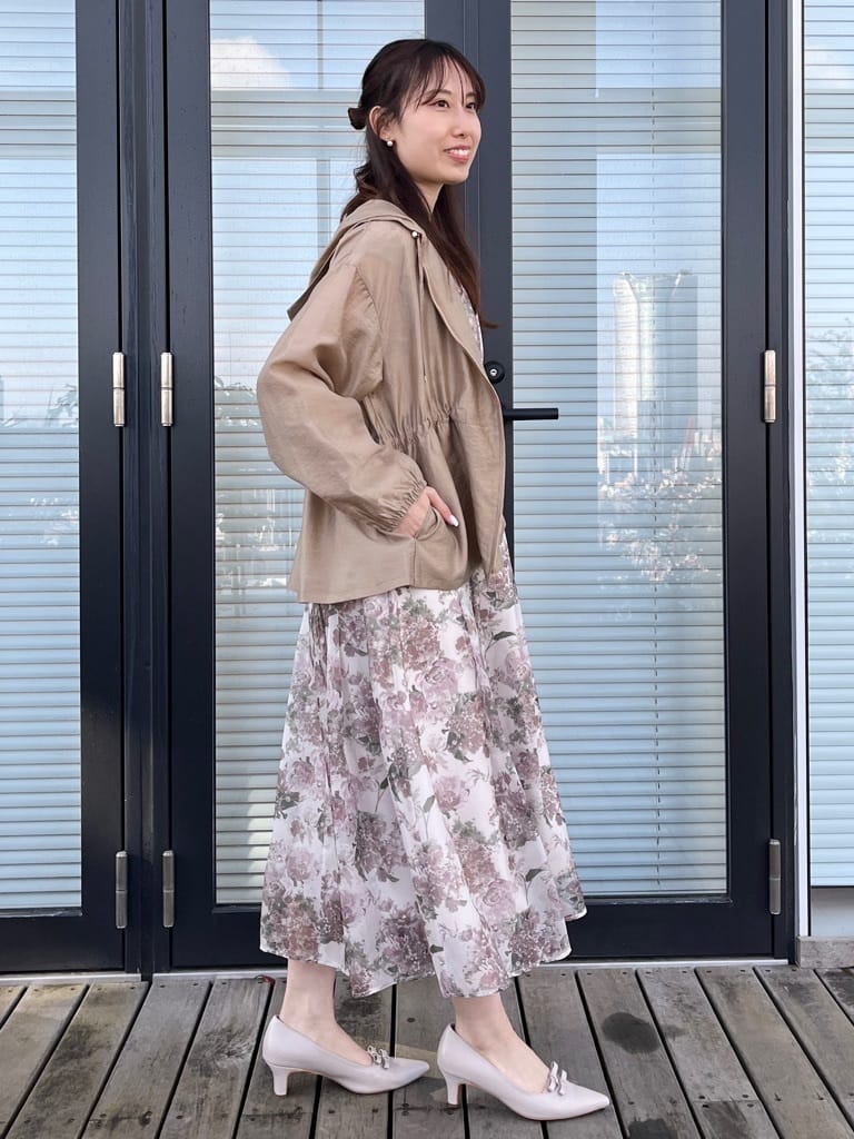 はばさんの「Couture brooch｜【洗える】愛されシアーマンパ」を使ったコーディネート