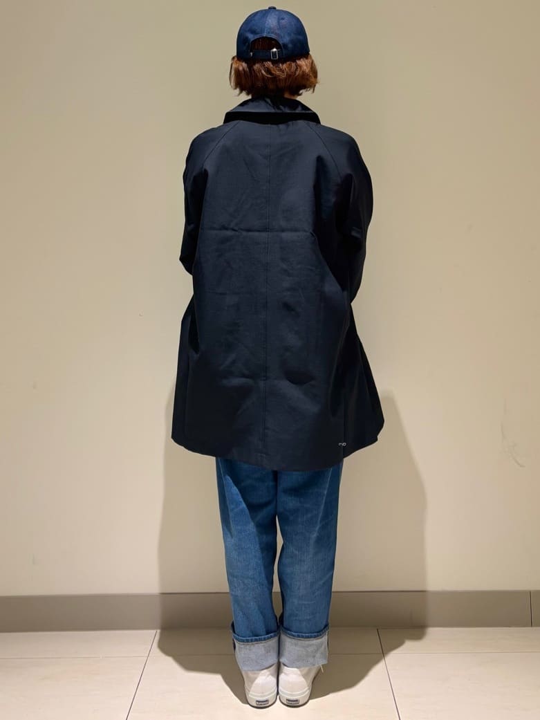 Haruさんの「Dessin｜【花粉ガード/撥水加工/洗える】ステンカラースプリングコート」を使ったコーディネート