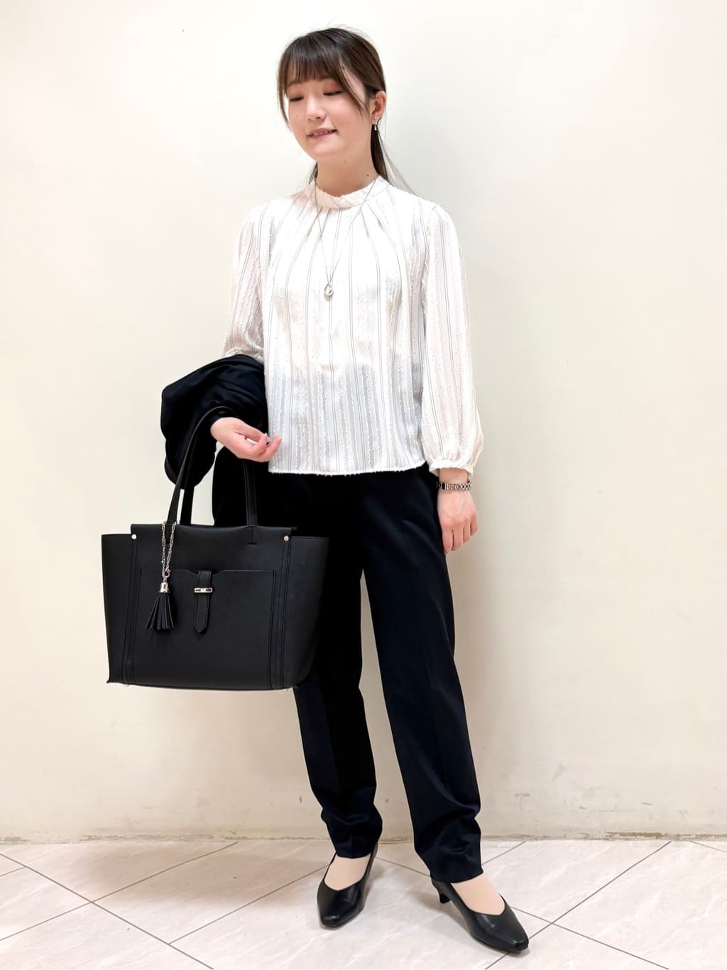 mikiさんの「Reflect｜【SS-4Lサイズ／UVカット／接触冷感】匠ジャケット／ロングテーラード」を使ったコーディネート