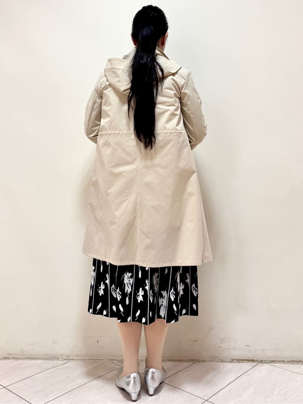 rincoさんの「Reflect｜【中綿ライナー付き】ライナー付きフーデッドロングコート」を使ったコーディネート