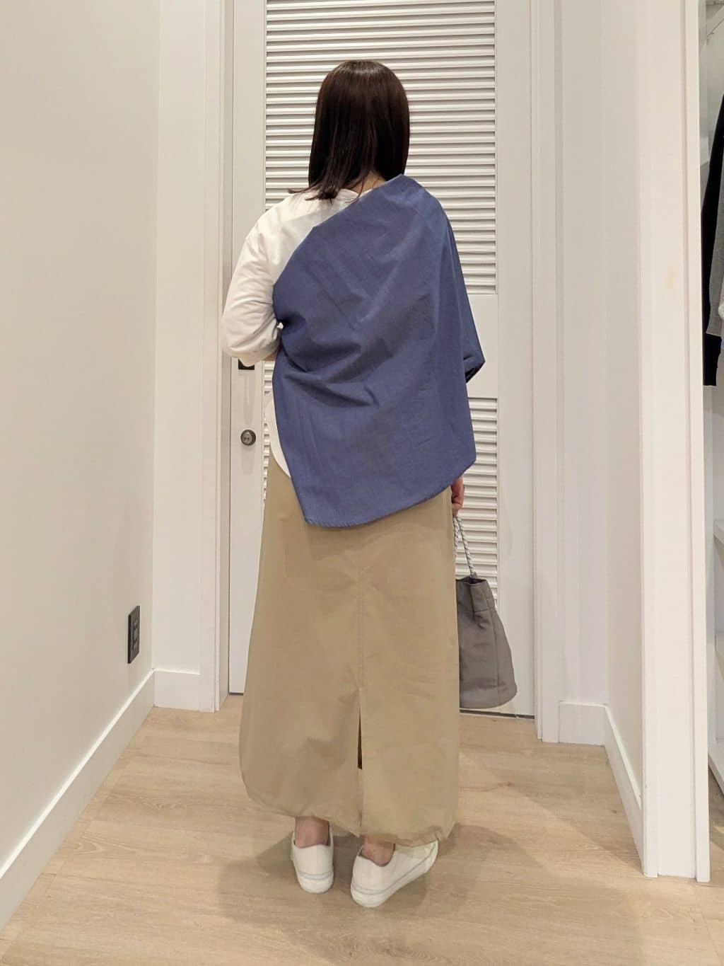 enさんの「Dessin｜【洗える】高密度ベーシックシャツ」を使ったコーディネート