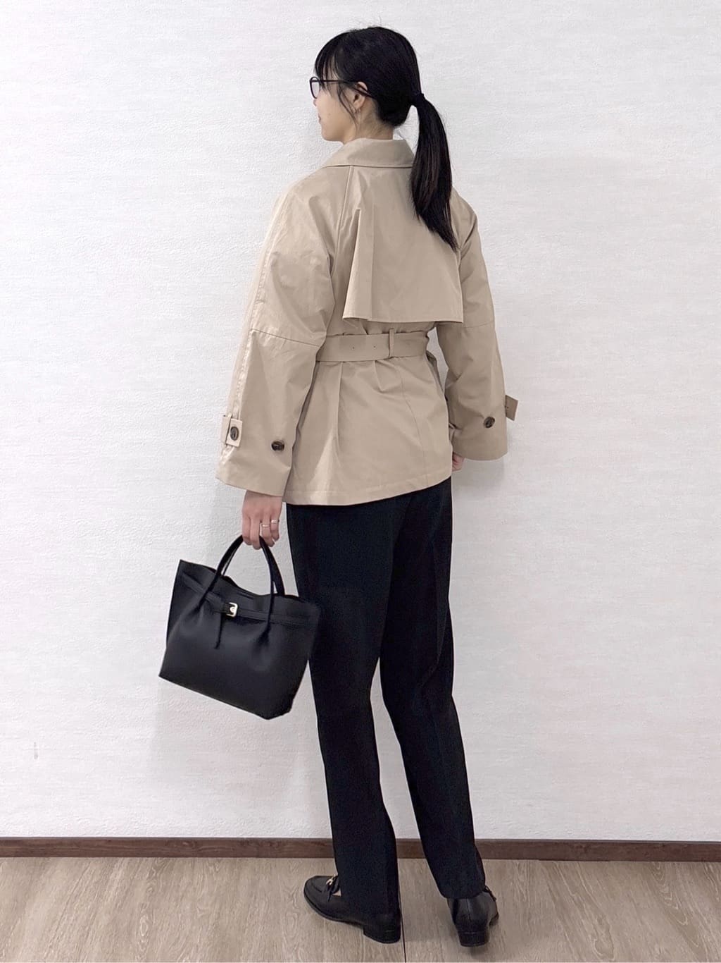 sachikoさんの「OPAQUE.CLIP｜ミドルトレンチコート【洗濯機OK】」を使ったコーディネート