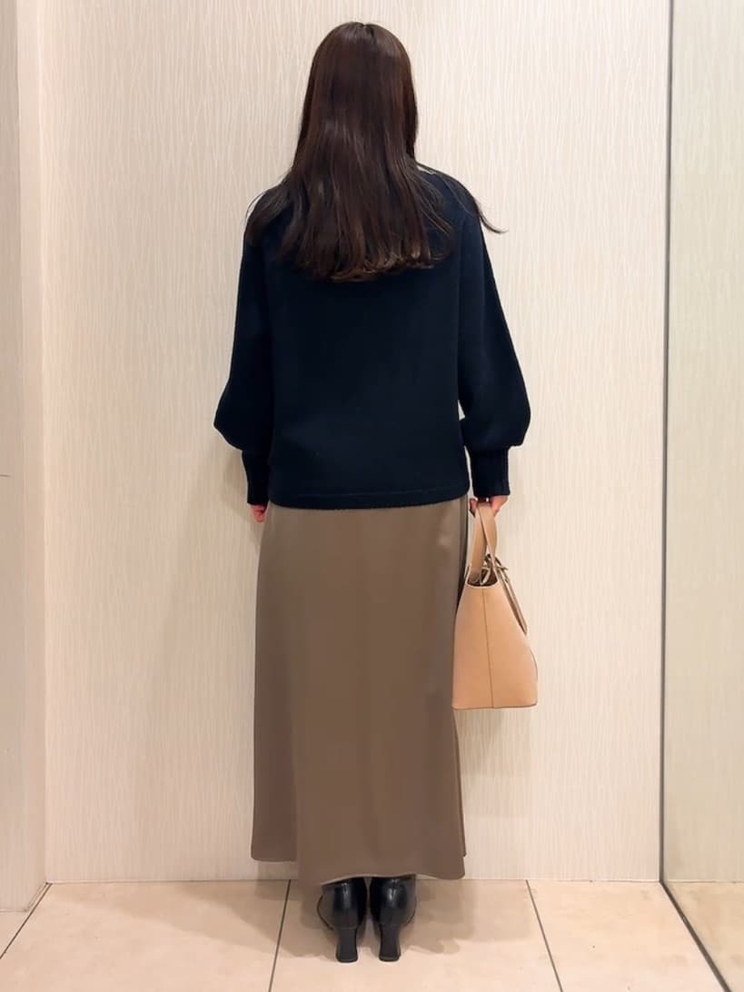 SAHOさんの「UNTITLED｜【洗える】スポンディッシュ ボトルネックニット」を使ったコーディネート