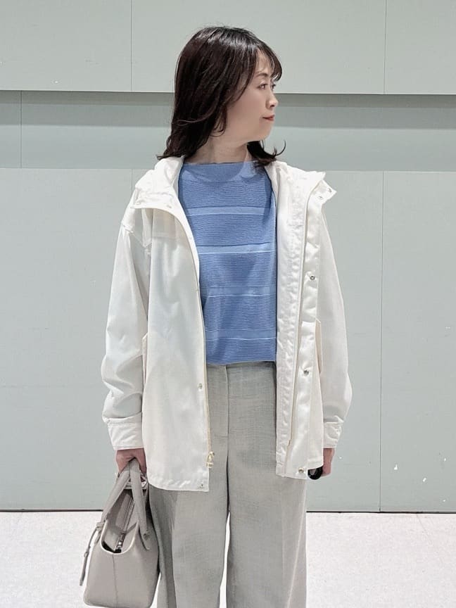 makiさんの「UNTITLED｜◆【ゆったり/洗える】クロップドニットプルオーバー」を使ったコーディネート