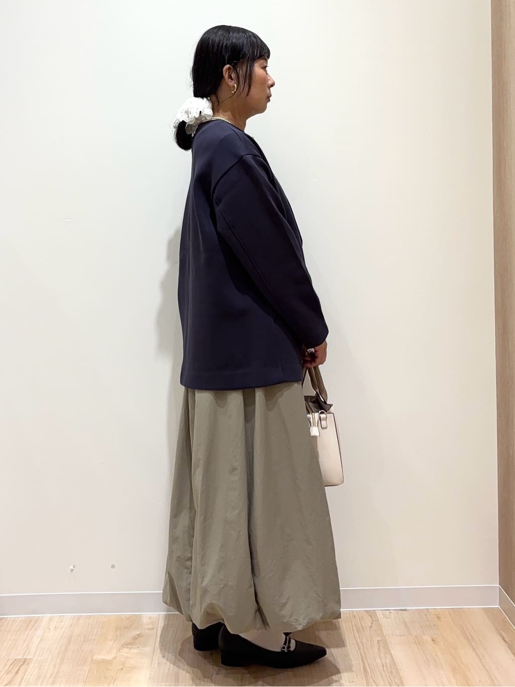 miraiさんの「grove｜しなやかな着心地で動きやすい、ダンボールジャージノーカラーコート」を使ったコーディネート