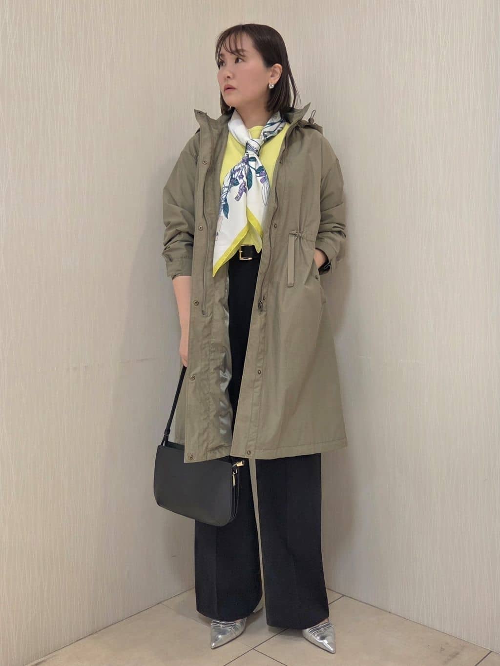naokoさんの「UNTITLED｜◆【2WAY/洗える/はっ水】グログランモッズコート」を使ったコーディネート