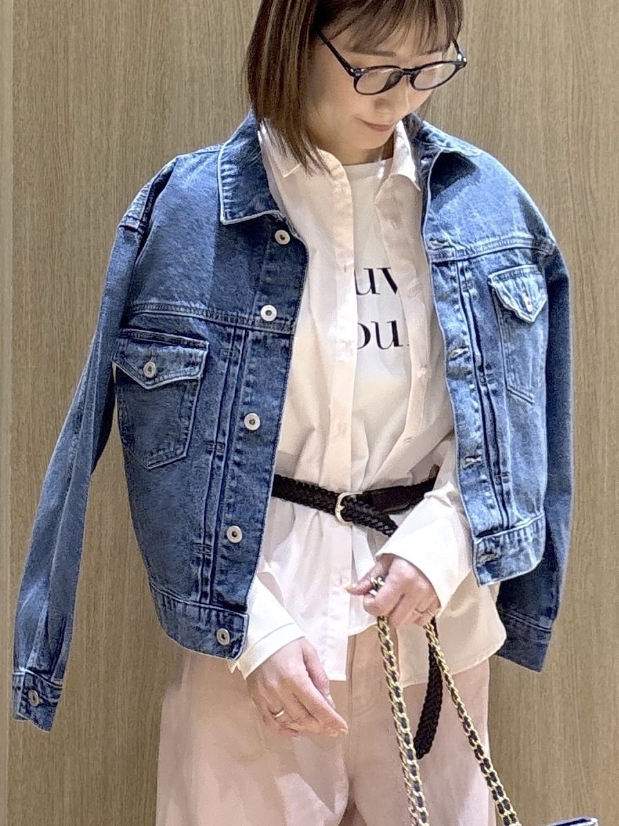 たけねぇさんの「OPAQUE.CLIP｜デニムジャケット【洗濯機OK】」を使ったコーディネート
