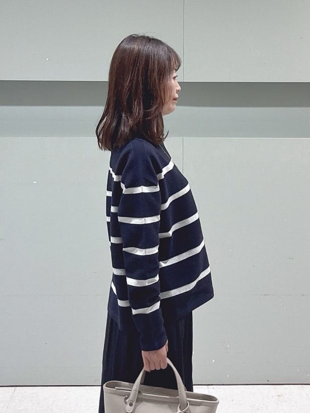 makiさんの「UNTITLED｜◆【ゆったり/洗える】クロップドニットプルオーバー」を使ったコーディネート