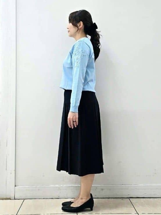 fkeさんの「Reflect｜タックプリーツセミロング丈スカート」を使ったコーディネート