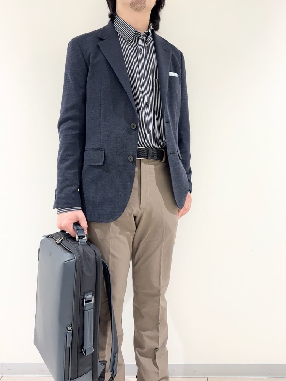 及川さんの「TAKEO KIKUCHI｜【Sサイズ～】ラッセルメッシュ ジャケット」を使ったコーディネート