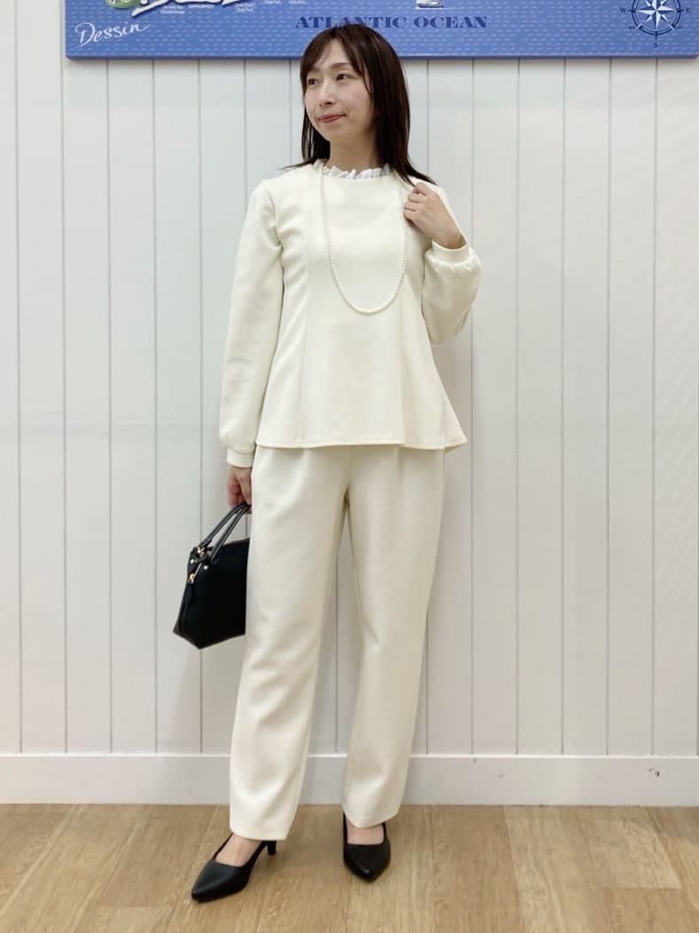yoshiさんの「Dessin｜【入卒/セレモニー/セットアップ可能】カットジョーゼット2WAYトップス」を使ったコーディネート