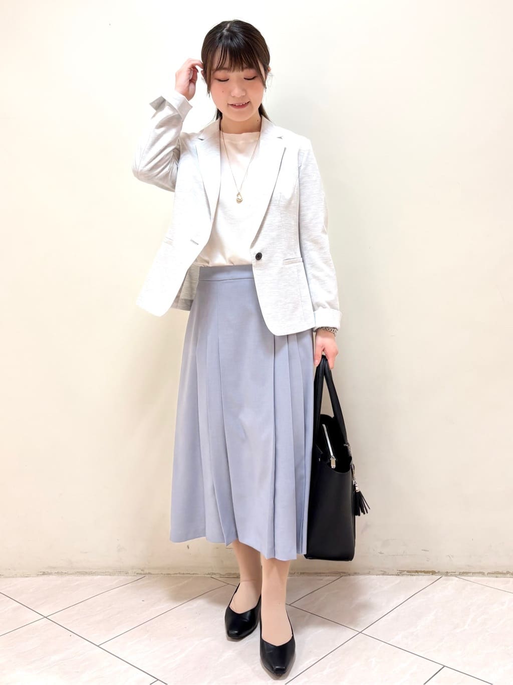 mikiさんの「Reflect｜【SS-4Lサイズ／UVカット／接触冷感】匠ジャケット／ベーシックテーラード」を使ったコーディネート