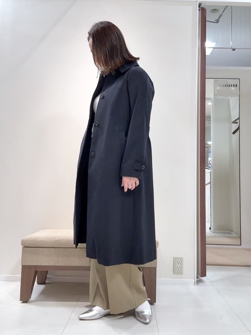 YUIさんの「UNTITLED｜◆【はっ水/洗える】タスランステンカラーコート」を使ったコーディネート