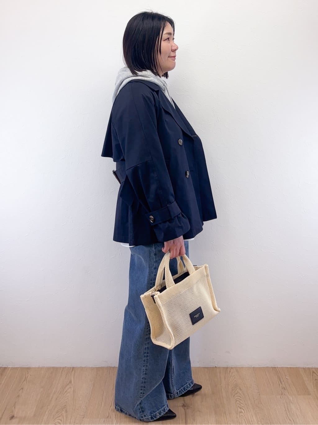 Takeさんの「OPAQUE.CLIP｜ショート裏毛フーディ【洗濯機OK】」を使ったコーディネート