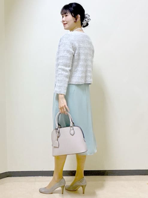  beni_gingerさんの「Reflect｜【お食事会やお出かけに◎】ふんわりジャカード編みカーディガン」を使ったコーディネート