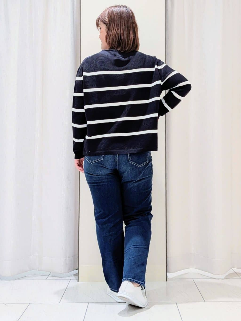 Onumaさんの「UNTITLED｜◆【ゆったり/洗える】クロップドニットプルオーバー」を使ったコーディネート