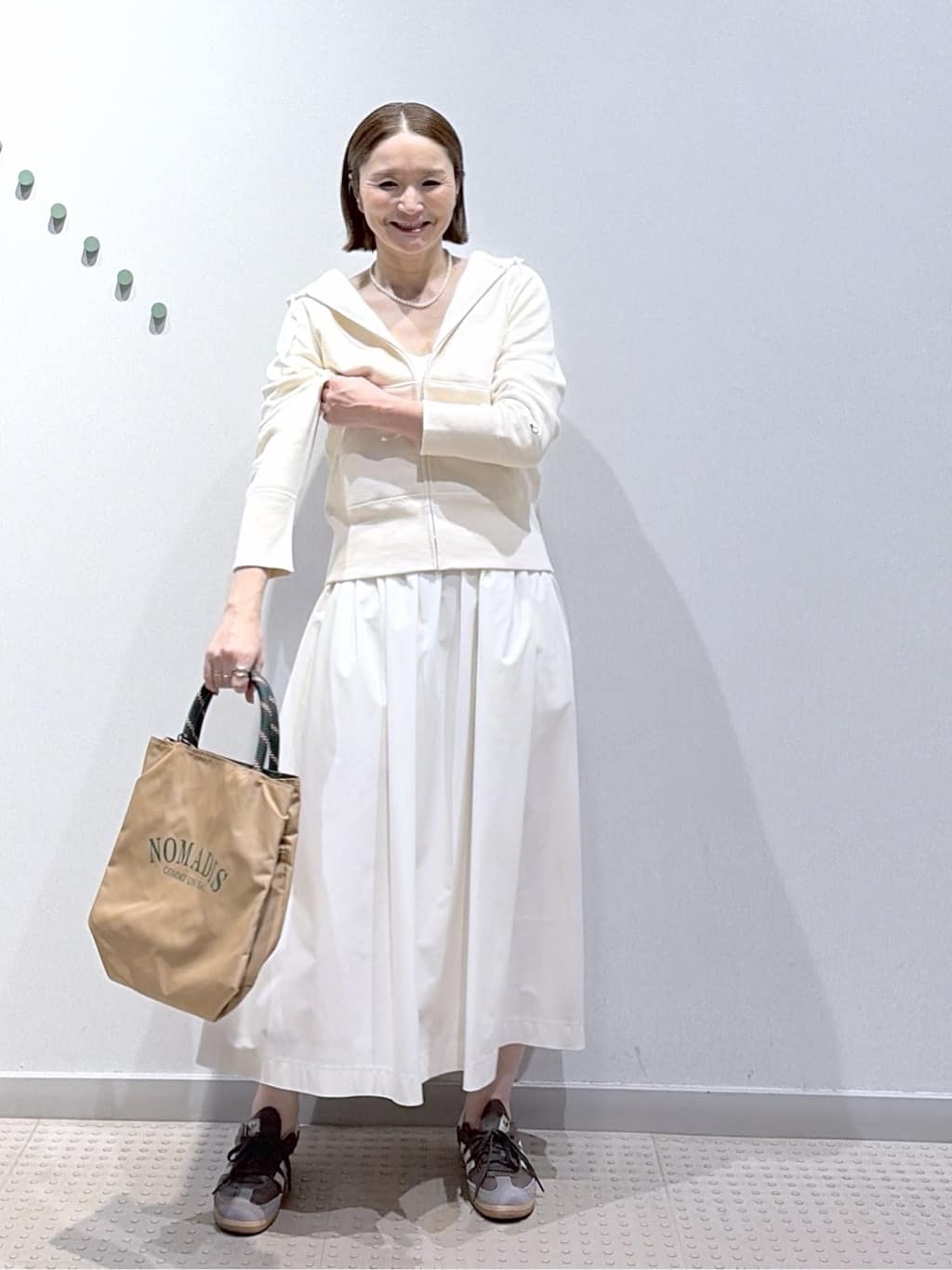 yoshikadoさんの「DRESSTERIOR｜デキシー吊裏毛ジップアップパーカ」を使ったコーディネート