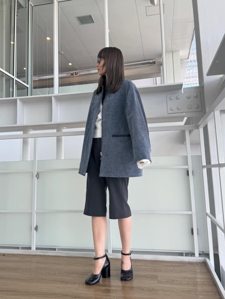 designer yukaさんの「CODE A｜pigment denim coverall」を使ったコーディネート
