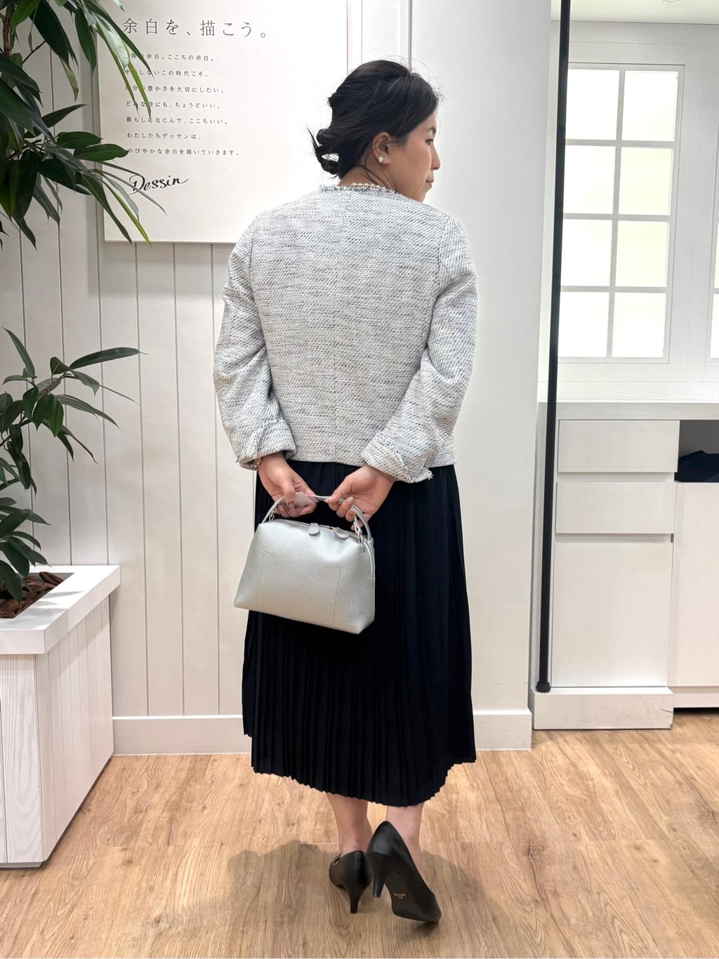 tomokoさんの「Dessin｜ジョーゼットワンピース」を使ったコーディネート